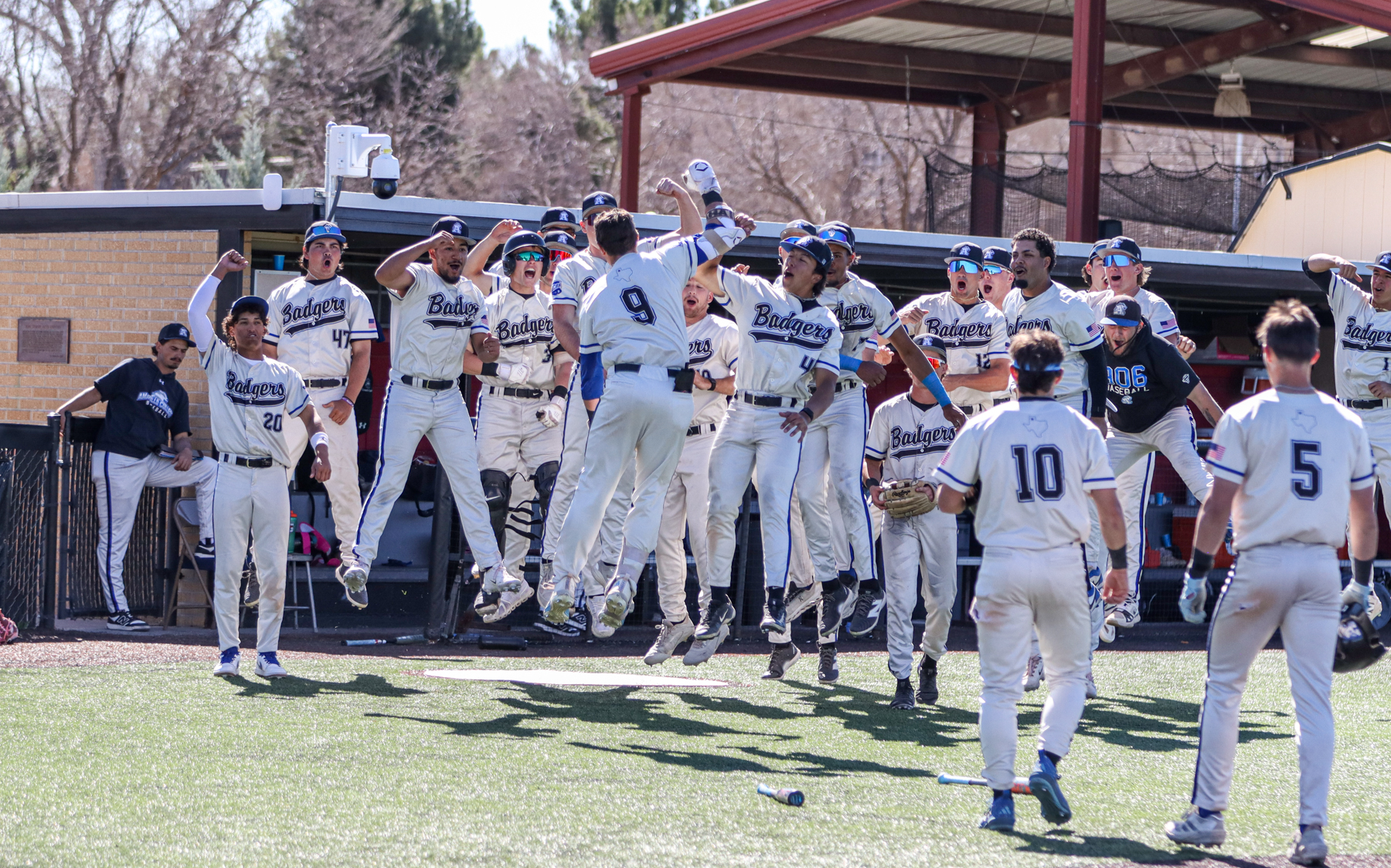 Brooks Carter Homer Celebration vs. Odessa
