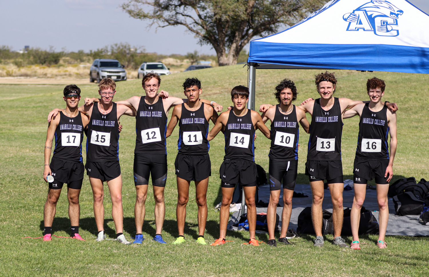 Men's team after race