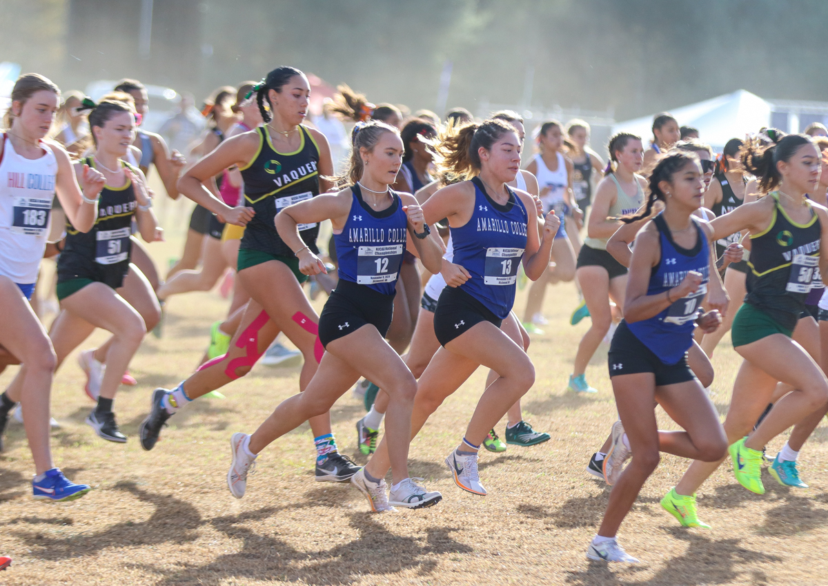Mallory Moore, Mia Regalado at 2025 XC Nationals